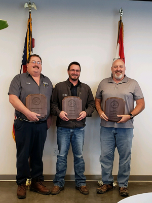 William Montgomery, Bryan Boyce, and Darren Kimbrel