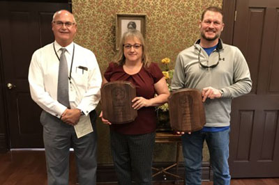 Stan Shawver, Paula Evans, and Keith Austin