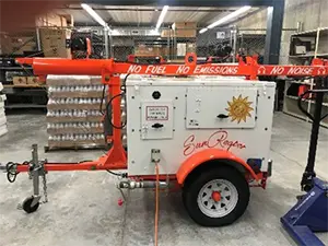 mobile Sun Reaper light tower