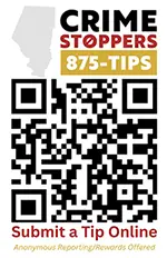 QR code for the Columbia/Boone County, MO CrimeStoppers anonymous tip form