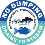 stormwater marker decal
